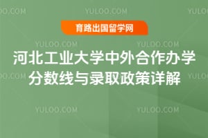 河北工业大学中外合作办学分数线与录取政策详解