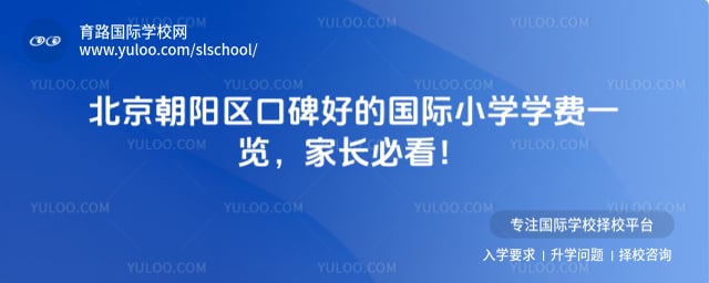 北京朝陽區口碑好的國際小學