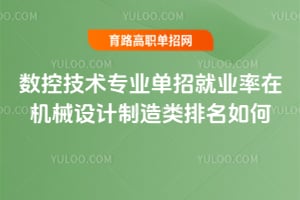數(shù)控技術(shù)專業(yè)單招就業(yè)率在機(jī)械設(shè)計(jì)制造類排名如何?