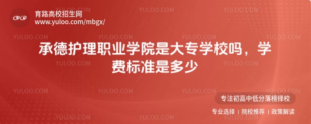 承德護理職業學院是大專學校嗎