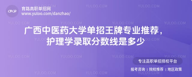 广西中医药大学单招王牌专业推荐