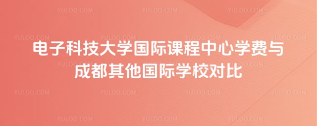 电子科技大学国际课程中心学费