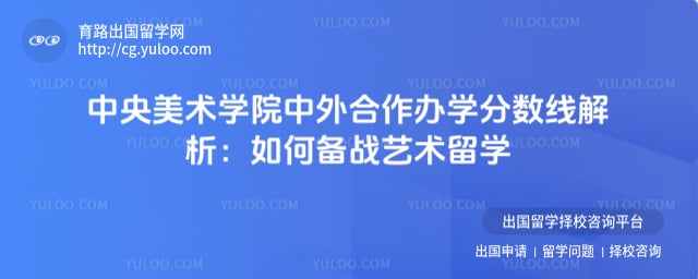 中央美术学院中外合作办学分数线
