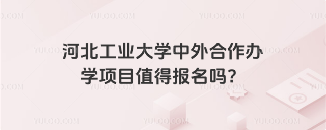 河北工业大学中外合作办学项目