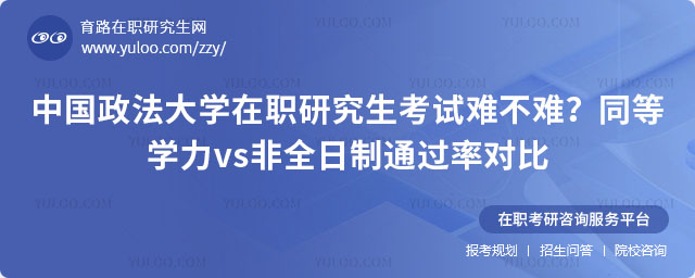 中国政法大学同等学力申硕考试难不难