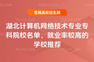 湖北计算机网络技术专业专科院校名单,就业率较高的学校推荐