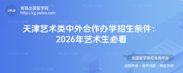 天津艺术类中外合作办学招生条件