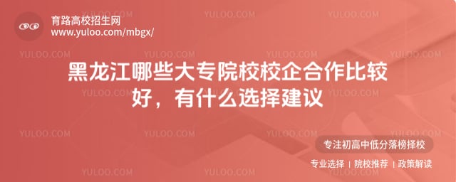 黑龙江哪些大专院校校企合作比较好
