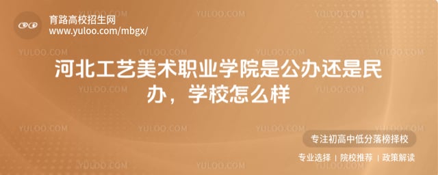 河北工艺美术职业学院是公办还是民办