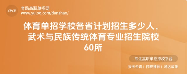 体育单招学校各省计划招生多少人