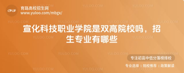 宣化科技职业学院是双高院校吗