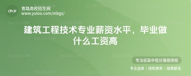 建筑工程技术专业薪资水平