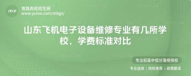 山東飛機電子設備維修專業有幾所學校