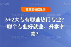 3+2大专有哪些热门专业?哪个专业好就业、升学率高?