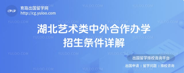 湖北艺术类中外合作办学招生条件