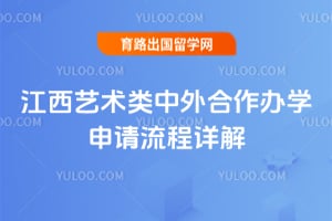 2026年江西艺术类中外合作办学申请流程详解