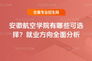 安徽航空學院有哪些可選擇?就業方向全面分析