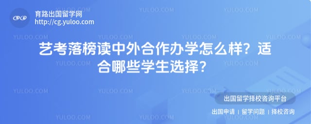 艺考落榜读中外合作办学怎么样