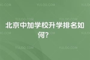 北京中加学校升学排名如何？