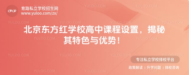 北京东方红学校高中课程设置