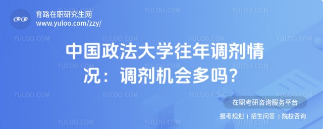 中国政法大学往年调剂情况