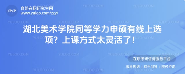 湖北美术学院同等学力申硕有网课吗
