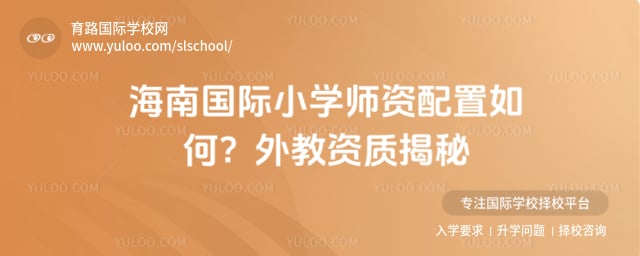 海南国际小学师资配置