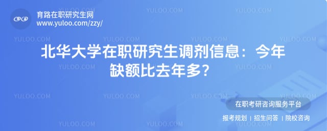 北华大学在职研究生调剂信息