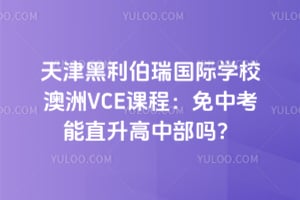 2026���������������ѧУ����VCE�γ̣����п���ֱ�����в���