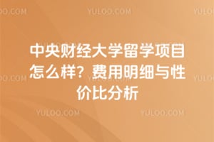 中央财经大学留学项目怎么样？2026年费用明细与性价比分析