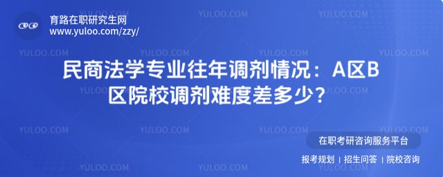 民商法学专业往年调剂情况