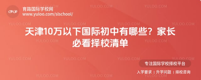 天津10万以下国际初中