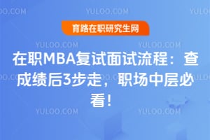 2026在职MBA复试面试流程:查成绩后3步走,职场中层必看!