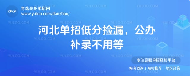 河北单招低分捡漏