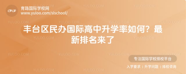 丰台区民办国际高中升学率