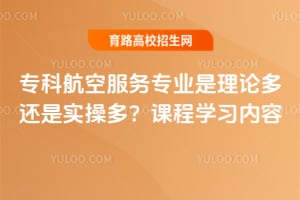 专科航空服务专业是理论多还是实操多?课程学习内容