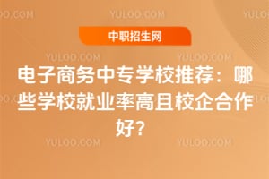 电子商务中专学校推荐：哪些学校就业率高且校企合作好？