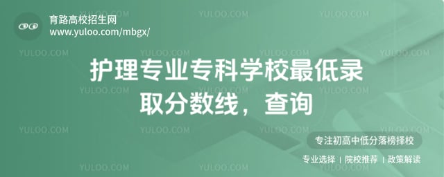 护理专业专科学校最低录取分数线