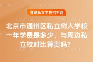 2026年北京市通州区私立树人学校一年学费是多少，与周边私立校对比算贵吗？