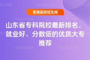 2026ɽ��ʡר��ԺУ������������ҵ�á������͵����ʴ�ר�Ƽ�