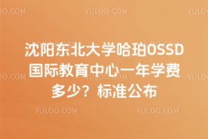 沈阳东北大学哈珀OSSD国际教育中心一年学费多少？2026年标准公布