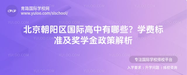 北京朝阳区国际高中有哪些