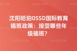 沈阳哈珀OSSD国际教育插班政策：2026年接受哪些年级插班？
