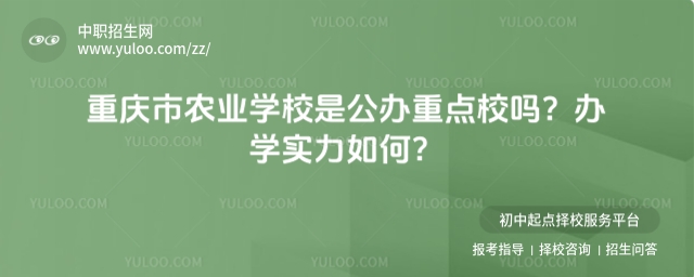 重庆市农业学校是公办重点校吗