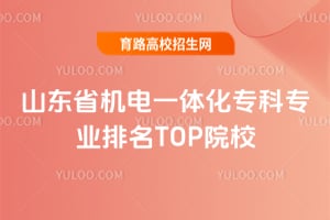 山东省机电一体化专科专业排名TOP院校
