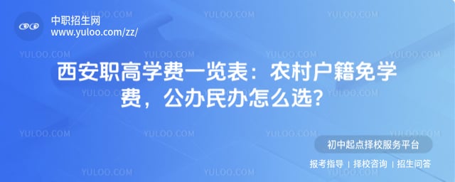 职高学费一览表