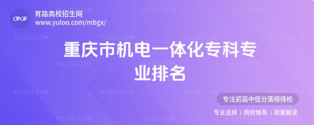 重庆市机电一体化专科专业排名