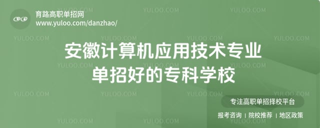 安徽计算机应用技术专业单招