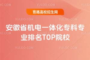 安徽省机电一体化专科专业排名TOP院校