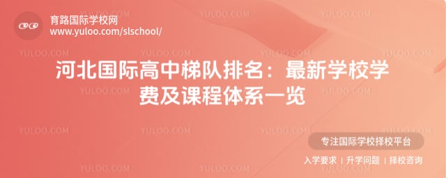 河北国际高中梯队排名